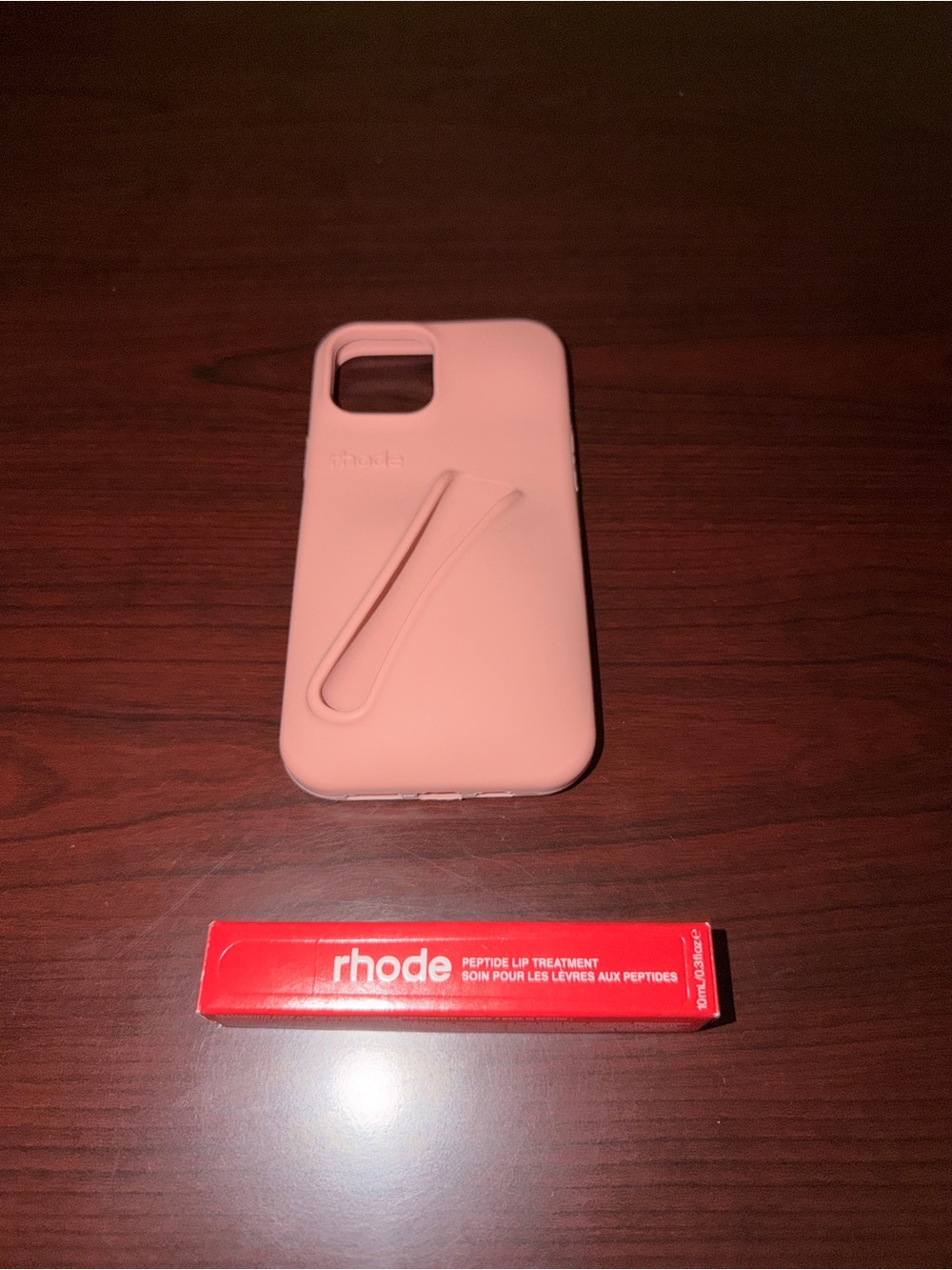 Rhode iPhone Case with NWT Lip Treatment ✨